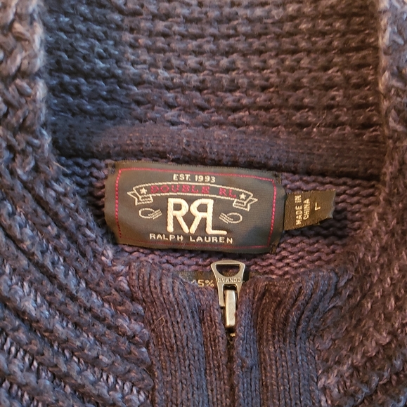 Ralph Lauren RRL Varsity Sweater Jacket - Picture 4 of 8
